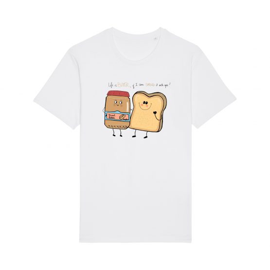 T-shirt da uomo | Peanut and toast | Martina Meduri