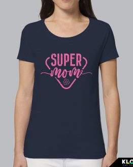 T-shirt donna | Festa della mamma: Super mom navy