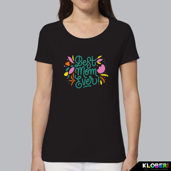 T-shirt donna | Festa della mamma: Best mom ever Black