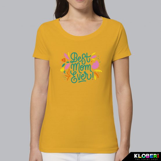 T-shirt donna | Festa della mamma: Best mom ever Yelllow