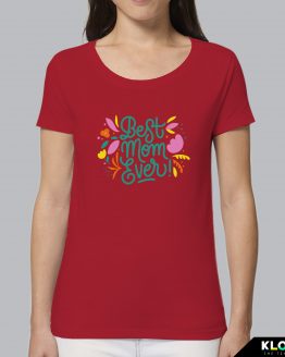 T-shirt donna | Festa della mamma: Best mom ever Red