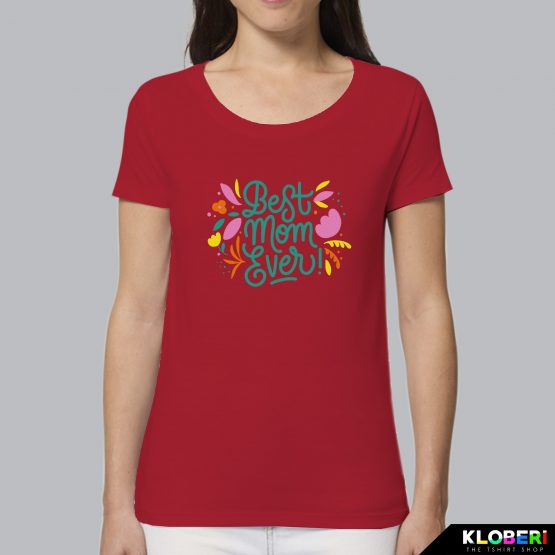 T-shirt donna | Festa della mamma: Best mom ever Red