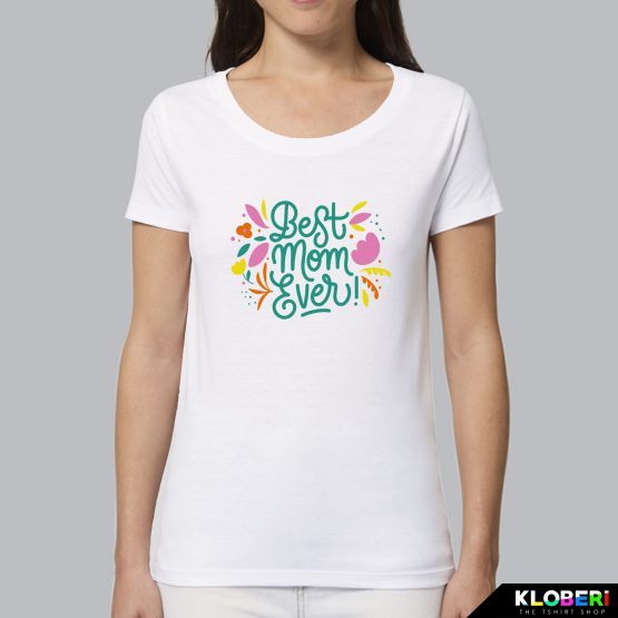 T-shirt donna | Festa della mamma: Best mom ever White